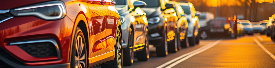 Geparkeerde auto's