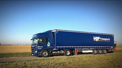 vrachtwagens op vloeibaar aardgas (LNG)