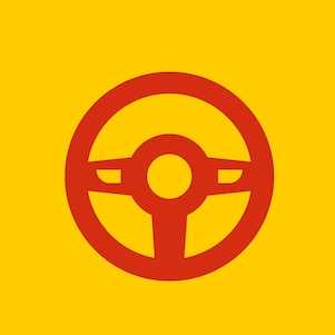 steering wheel graphic