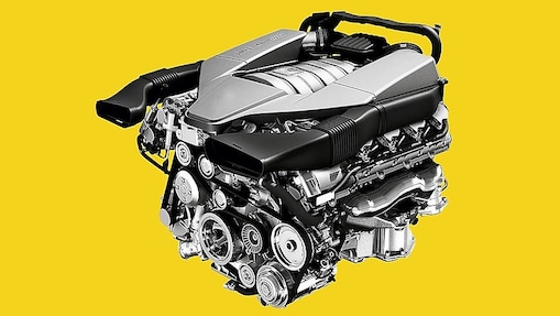 Moteur de voiture avec injecteurs de carburant