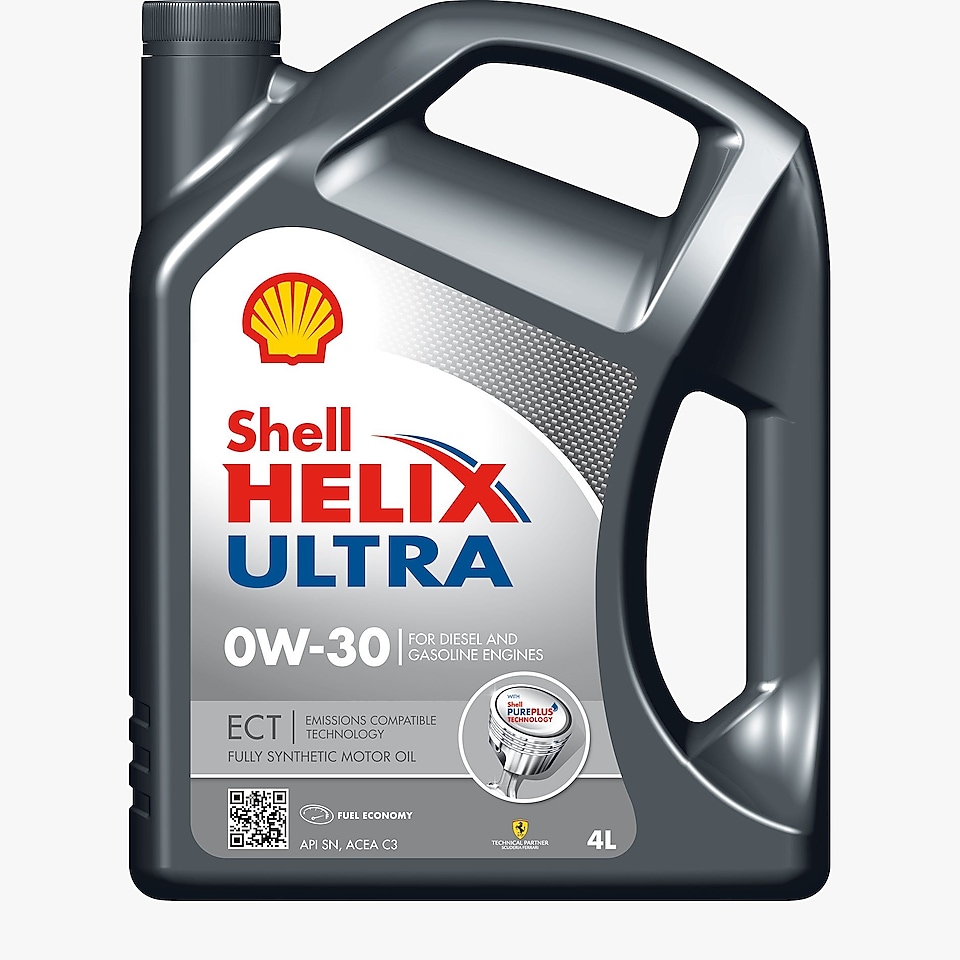 Packshot de Shell Helix Ultra ECT 0W-30