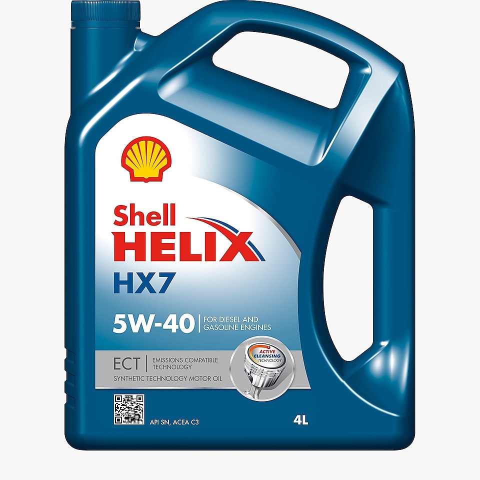 Packshot de Shell Helix HX7 ECT 5W-40