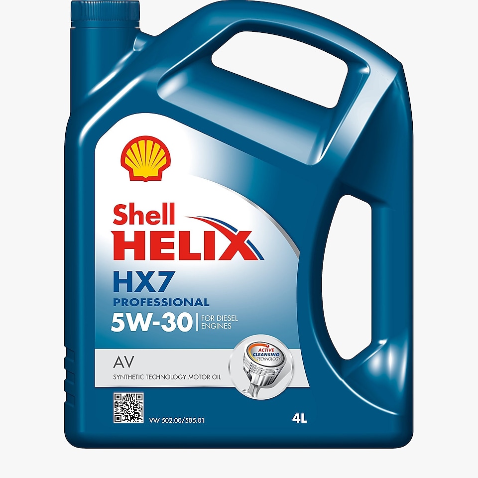Packshot de Shell Helix HX7 Professional AV 5W-30