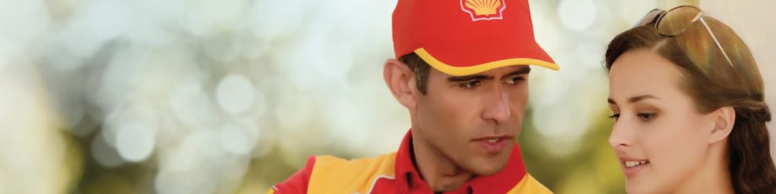 Shell employee with women
