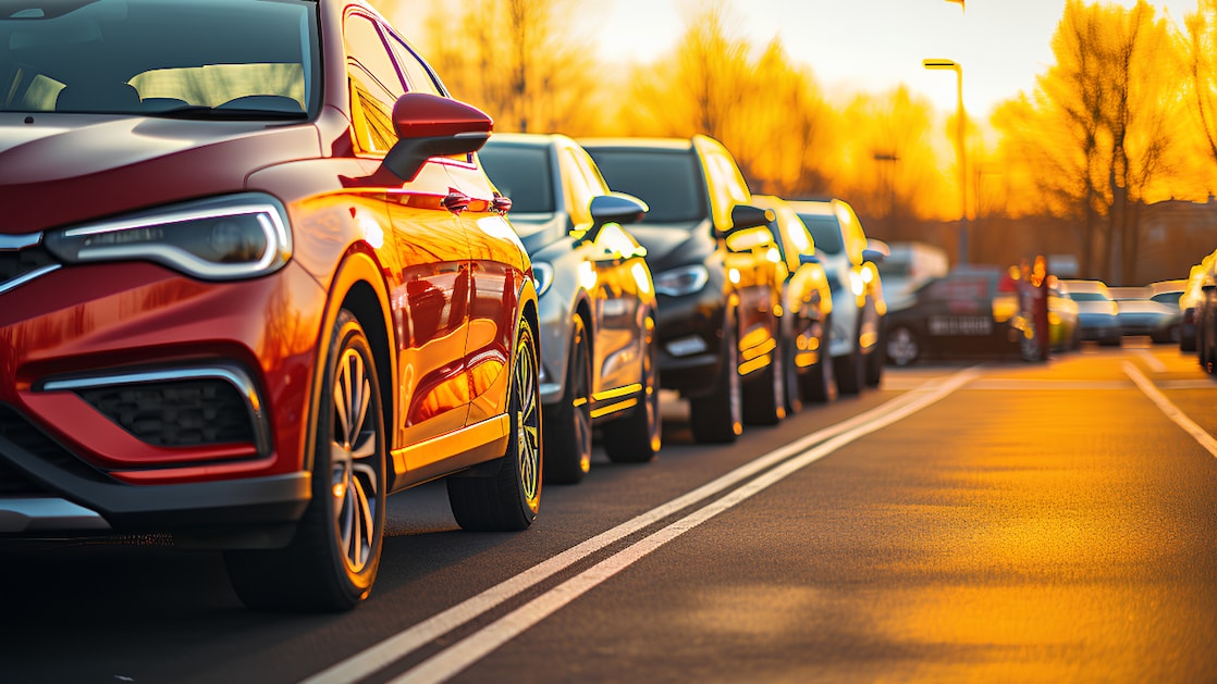 Geparkeerde auto's