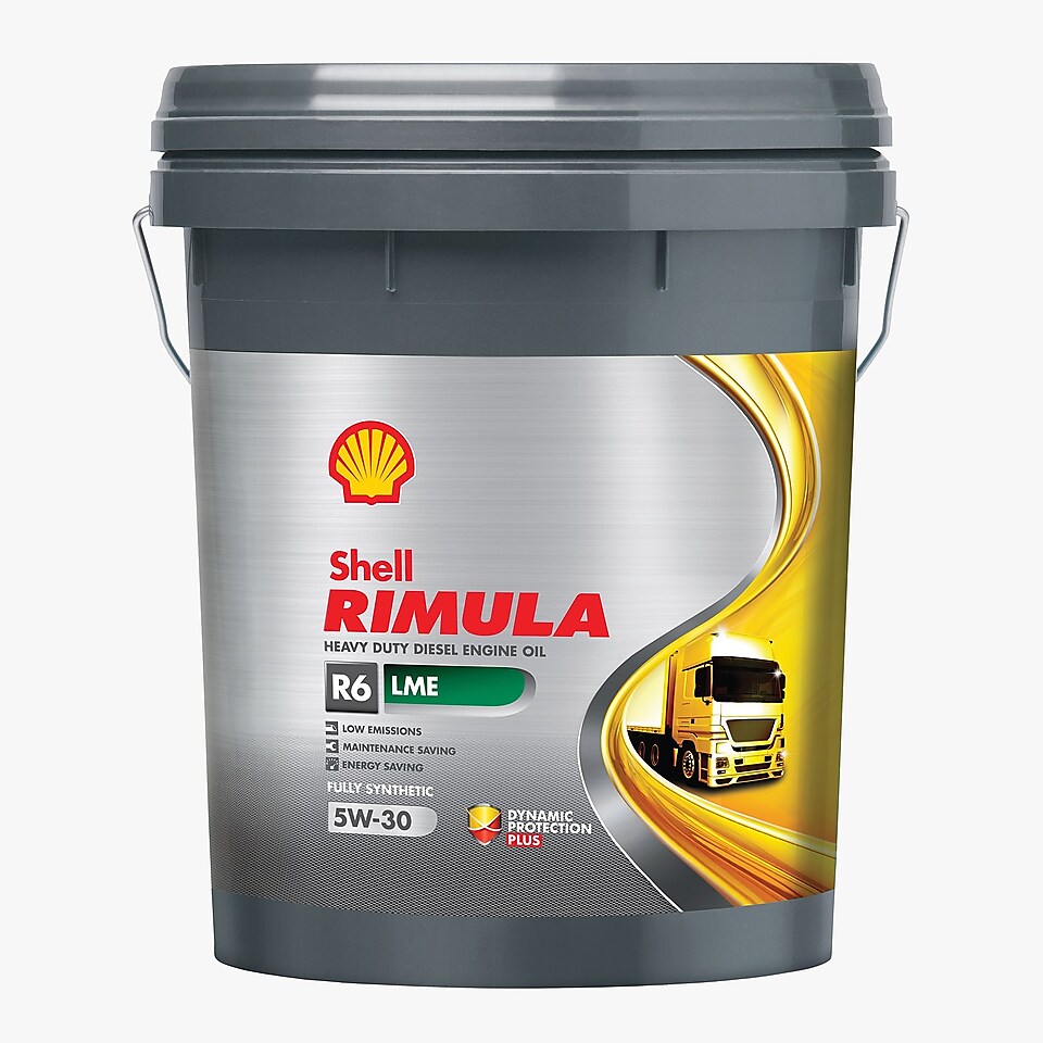 Foto Shell Rimula R6 LME 5W 30 verpakking