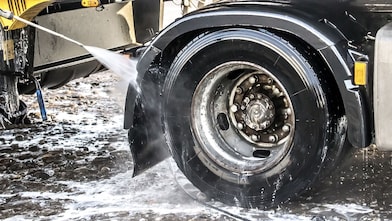 Truck washing