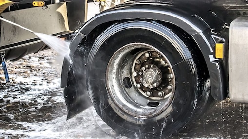 Truck washing