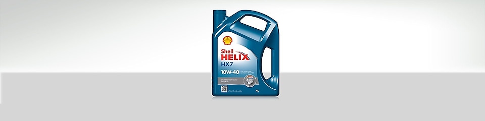 Shell Helix-lijn halfsynthetische motoroliën