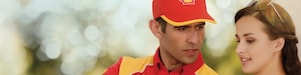 Shell employee with women